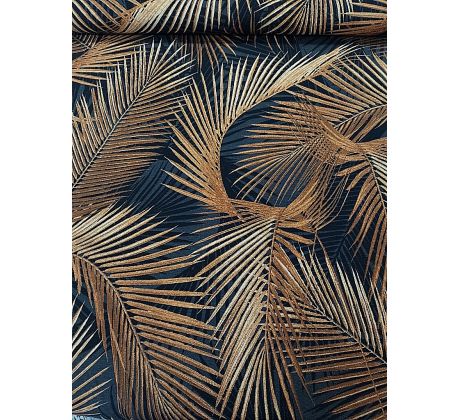 Dekoračná látka s veľkými listami