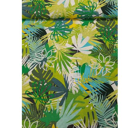 Dekoračná látka s listami