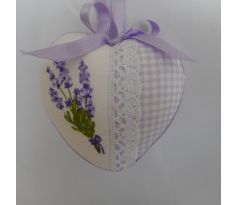 Srdiečko levandula 1